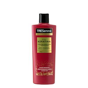 Champú Liso Keratina TRESemmé cabello encrespado o dañado