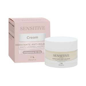 Crema facial hidratante anti-rojeces Deliplus Sensitive Vitamina K Ox