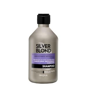 Champú Silver Blond Deliplus cabello rubio, decolorado y grises,