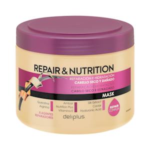 Mascarilla Repair & Nutrition Deliplus cabello seco y dañado