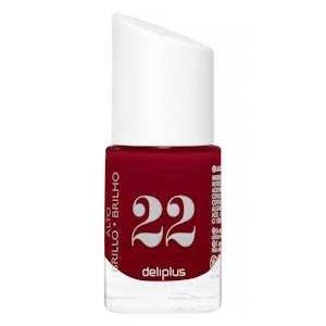 Laca de uñas alto brillo Deliplus 22 granate sublime