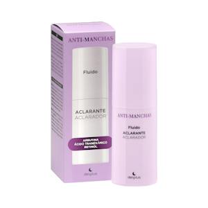 Crema facial fluida noche Deliplus aclarante anti-manchas