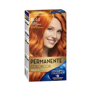 Coloración permanente 8.44 rubio claro cobrizo Colorcor
