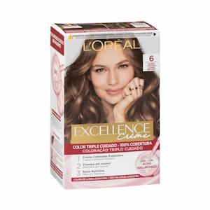 Coloración permanente 6 rubio oscuro Excellence Creme