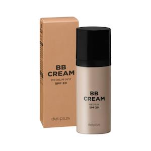 Hidratante facial BB cream Deliplus 02 medio SPF 20